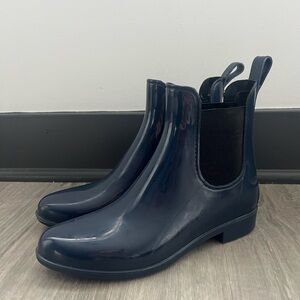 Sam Edelman Chelsea Rain Boots - Navy